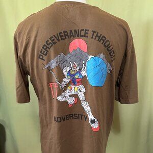 Navy Readiness & Training Command Yokosuka Men's Brown Shirt XL Perseverance Thr